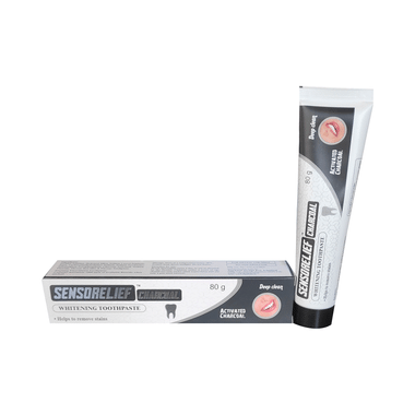 Sensorelief Charcoal Whitening Toothpaste