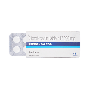 Ciprokem 250mg Tablet