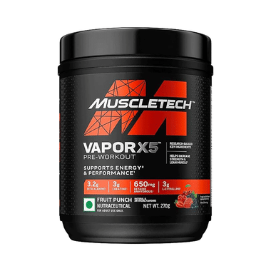 Muscletech  Vapor X5 Pre workout Powder Fruit Punch