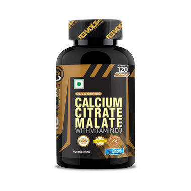 Revoltpro Calcium Citrate Malate With Vitamin D3 Softgels