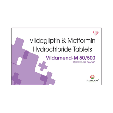 <span style='color:#626A7A'>Vildamend-M 50/500 Tablet</span>