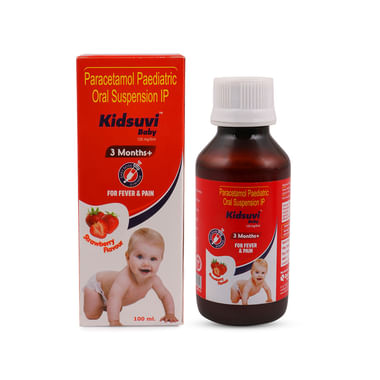 Kidsuvi Baby Strawberry Oral Suspension