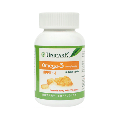 Unicare Omega-3 1000mg Softgel Capsules