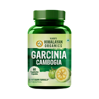 Vlado's Himalayan Organics Garcinia Cambogia Vegetarian Capsule | Weight Loss Management, Fat Burner
