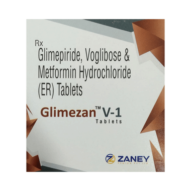 Glimezan V 1 Tablet ER