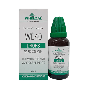 Wheezal WL40 Varicose Veins Drop