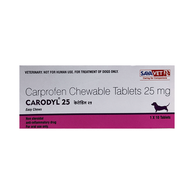 Carodyl 25mg Pet Tablet