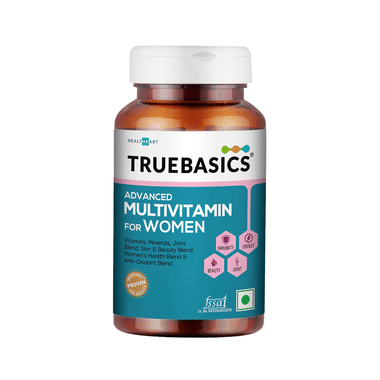 TrueBasics Advanced Multivitamin For Women | With Antioxidants For Joints, Skin, Immunity & Energy | Tablet