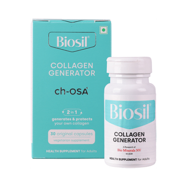 Biosil Collagen Generator Veg Capsule for Hair, Skin & Nails