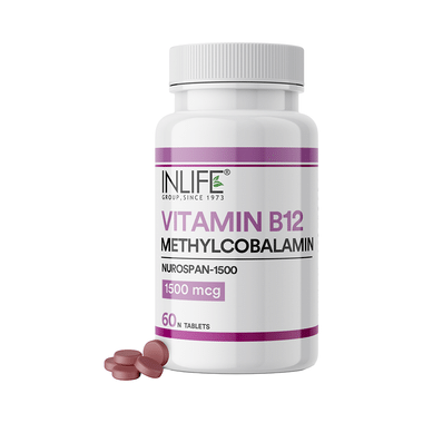 Inlife 1500mcg Vitamin B12 Methylcobalamin  Tablet
