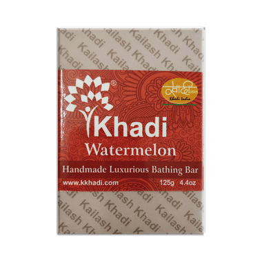 Khadi India Watermelon Handmade Luxurious Bathing Bar