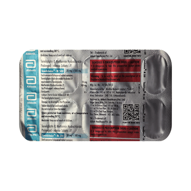 Tenelichoice M 500mg/20mg Tablet