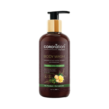 Coronation Herbal Tea Tree And Ginger Oil Body Wash (300ml Each)