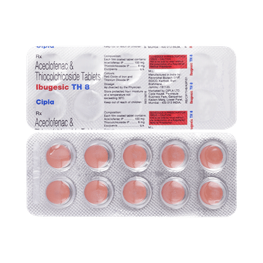 इबुगेसिक टीएच 100mg/8mg टैबलेट