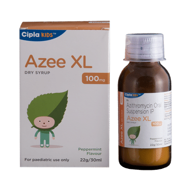 Azee XL 100mg Dry Syrup Peppermint