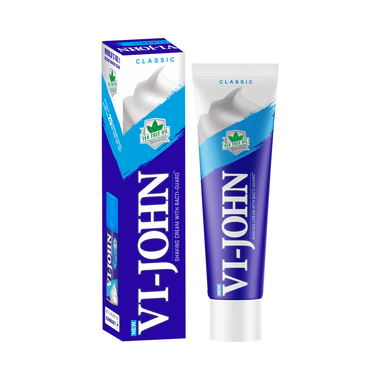 Vi-John Shaving Cream With Tea Tree Oil And Bacti Guard Classic