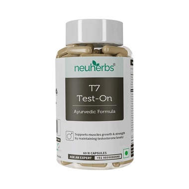 Neuherbs T7 Ultra Testosterone Booster Veggie Capsule | Supports Muscle Strength & Growth