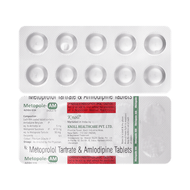 Metopole-AM 5mg/50mg Tablet