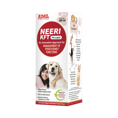 Aimil Neeri KFT Pet Liquid | Herbal Kidney Medicine for Dogs & Cats