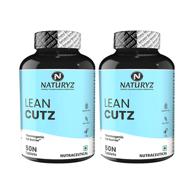 Naturyz Lean Cutz Thermogenic Fat Burner Weight loss tablets for Men & Women (50 Each)