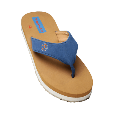 Ortho + Rest Anti-Skid Extra Comfortable Orthopedic Doctor Slipper, Gents Soft Footwear For Home Daily Use Flip Flops Tan 11