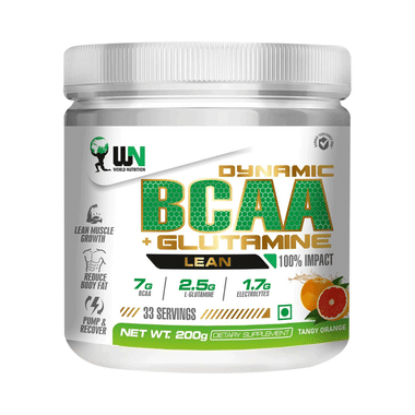 WN World Nutrition Dynamic BCAA + Glutamine Lean Tangy Orange
