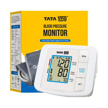 Tata 1mg Blood Pressure Monitor Fully Automatic, Digital BP Monitor