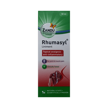 Zandu Rhumasyl Liniment | Topical Analgesic & Anti-Inflammatory | For Joint & Muscle Pain