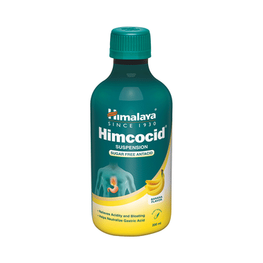 Himalaya Himcocid Sugar Free Suspension| Antacid Banana