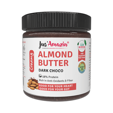 Jus Amazin Creamy Almond Butter Dark Chocolate