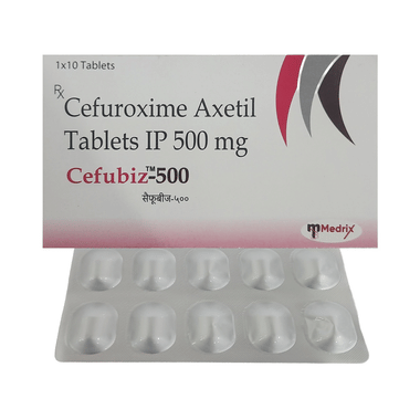 Cefubiz 500mg Tablet