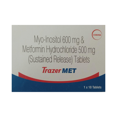 Trazer Met 500mg/600mg Tablet