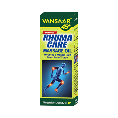 Vansaar Rhuma Care Massage Oil For Long Lasting Pain Relief|100% Ayurvedic|