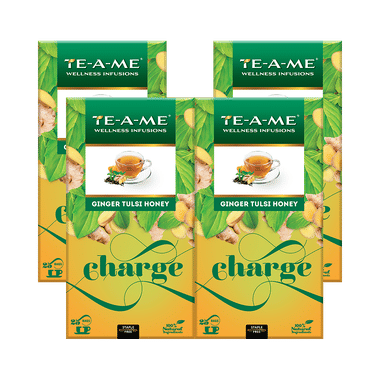 TE-A-ME Charge Ginger Tulsi Honey
