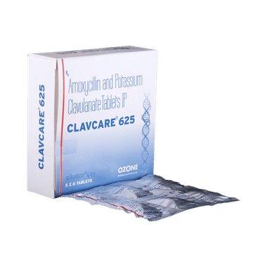 Clavcare 625 Tablet
