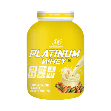 MP Muscle Performance Platinum Whey Powder (2Kg Each) Badam Ilaychi