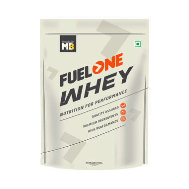 MuscleBlaze Fuel One | With Whey Protein, 5.29 BCAA, 4.2g Glutamic Acid | Powder For Performance | Flavour Unflavoured