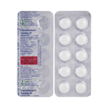 Lucipro 250mg Tablet