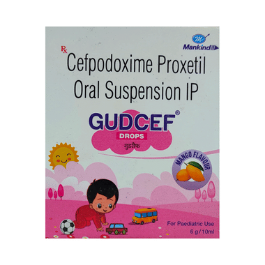 Gudcef Oral Drops Mango