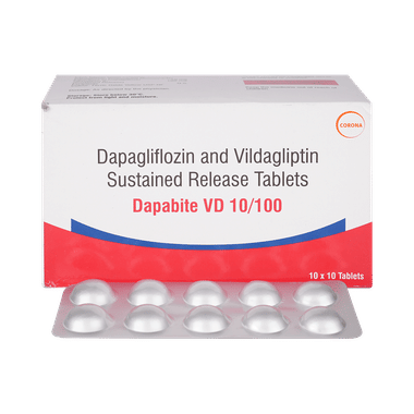 Dapabite VD 10mg/100mg Tablet SR