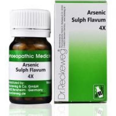 Dr. Reckeweg Arsenic Sulph Flavum Trituration Tablet 4X