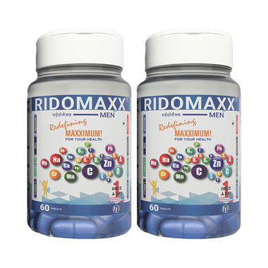 Ridomaxx Multivitamins & Minerals Tablet for Men (60 Each)