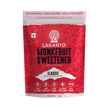 Lakanto Natural Sweetener-Classic Japanese Monkfruit | Sugar Free, Zero Calories