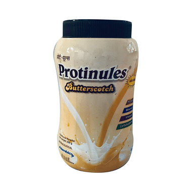 Protinules Powder With Whey Protein, DHA, Vitamins & Minerals | Flavour Butterscotch