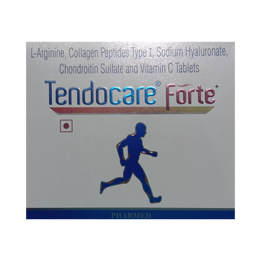 Tendocare Forte Tablet With L-Arginine, Collagen, Sodium Hyaluronate, Chondroitin & Vitamin C | Bone, Joint & Muscle Care