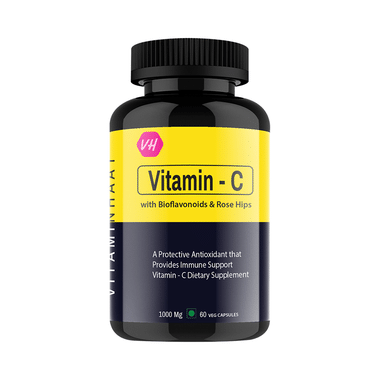 Vitaminhaat Vitamin C 1000mg With Bioflavonoids Rose Hips Capsule