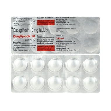 Daglipack 10mg Tablet