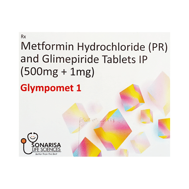 Glympomet 1 Tablet PR