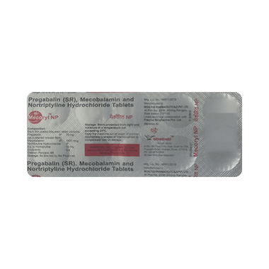 Mecoryl NP 75mg/10mg/1500mcg Tablet SR