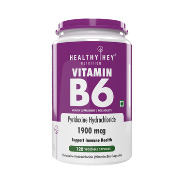 Healthy Hey Nutrition Vitamin B6 Vegetable Capsule